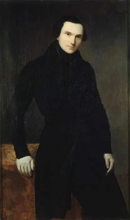 Framed Print : Portrait of Eugene Renduel (1798-1874), 1836. Creator: Chatillon Framed Print : Portrait of Eugene Renduel (1798-1874), 1836. Creator: Chatillon