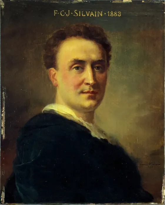 Framed Print : Portrait of Eugène Silvain (1851-1930), member of the Comédie-Française, 1883. Creator: Daniel Berard Framed Print : Portrait of Eugène Silvain (1851-1930), member of the Comédie-Française, 1883. Creator: Daniel Berard