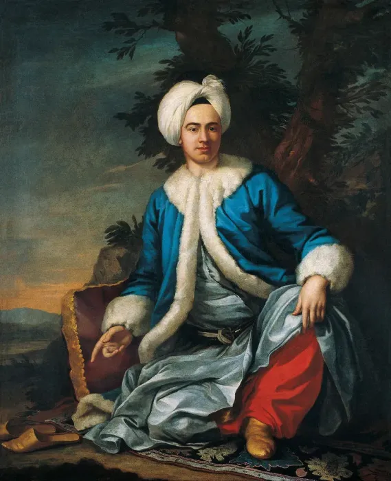 Framed Print : Portrait of An European in Turkish Costume, Second Half of the 18th cen Artist: Favray, Antoine de (1706-1791) Framed Print : Portrait of An European in Turkish Costume, Second Half of the 18th cen Artist: Favray, Antoine de (1706-1791)