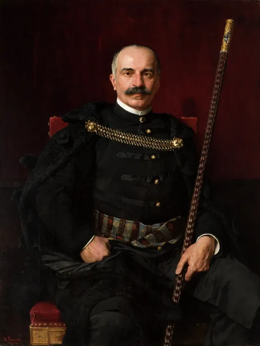 Framed Print : Portrait of Eustachy Sanguszko, 1896. Creator: Kazimierz Pochwalski Framed Print : Portrait of Eustachy Sanguszko, 1896. Creator: Kazimierz Pochwalski
