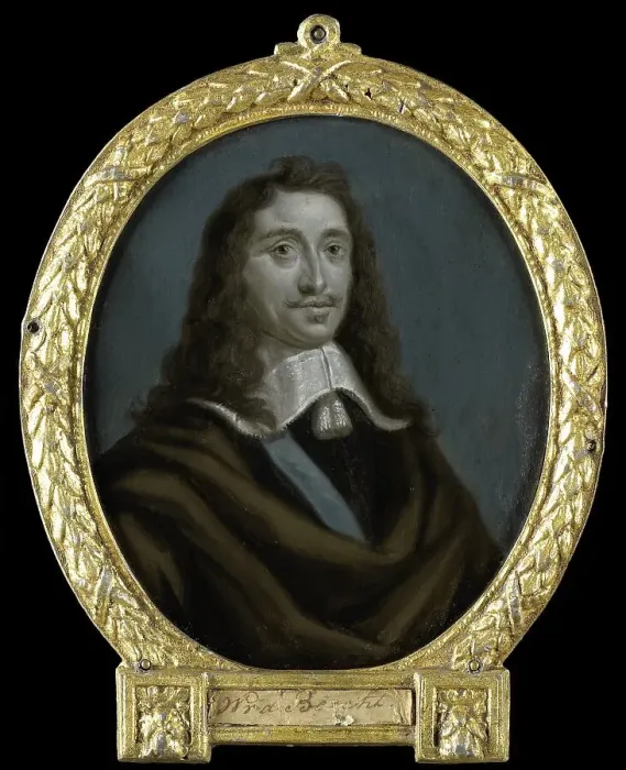 Framed Print : Portrait of Everard Meyster, Poet in Utrecht, 1700-1732. Creator: Arnoud van Halen Framed Print : Portrait of Everard Meyster, Poet in Utrecht, 1700-1732. Creator: Arnoud van Halen