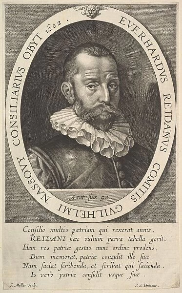Portrait of Everhard van Reyd, Councillor of William, Prince of Orange, 1602