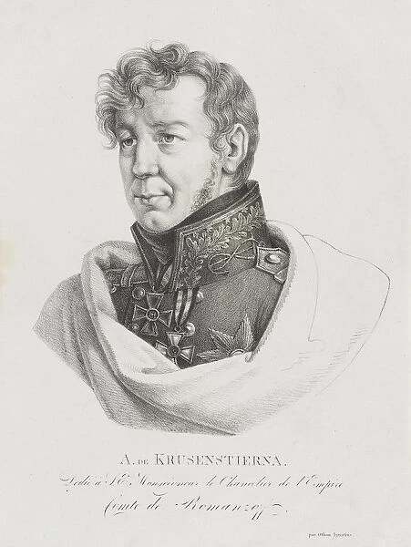Portrait of the Explorer Admiral Ivan (Adam) Krusenstern (1770-1846)