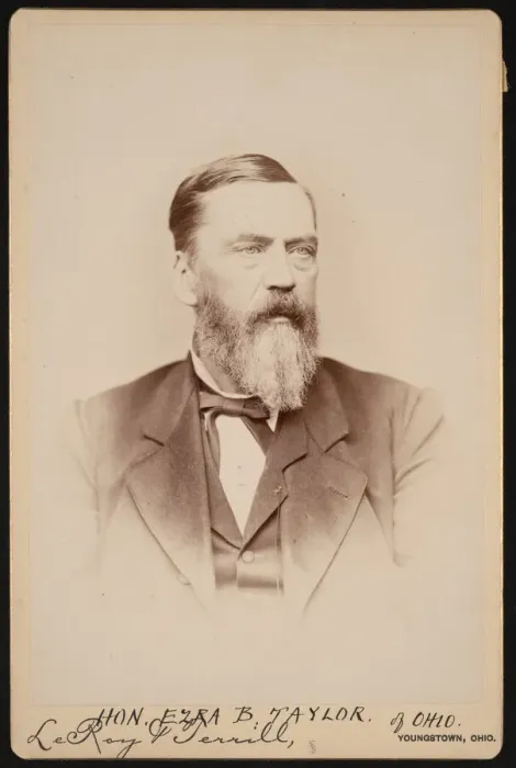 Framed Print : Portrait of Ezra Booth Taylor (1823-1912), Before 1896. Creator: Le Roy & Terrill Framed Print : Portrait of Ezra Booth Taylor (1823-1912), Before 1896. Creator: Le Roy & Terrill