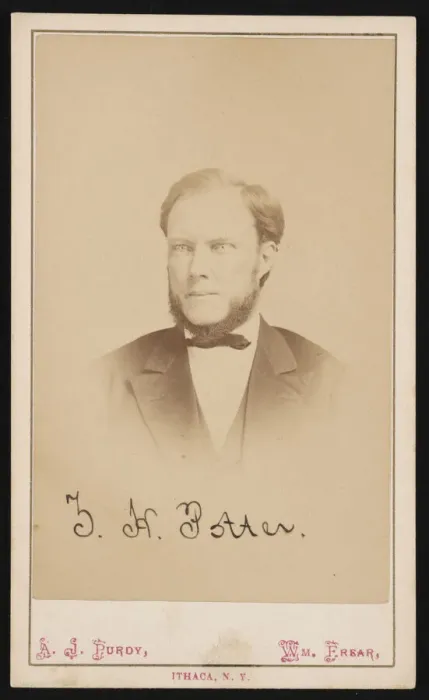 Framed Print : Portrait of F. H. Potter, Circa 1870s. Creator: Purdy & Frear Framed Print : Portrait of F. H. Potter, Circa 1870s. Creator: Purdy & Frear