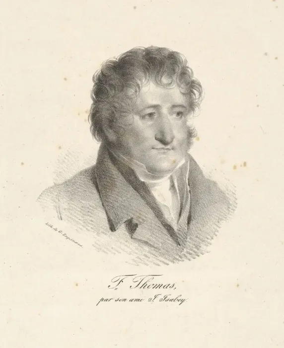 Framed Print : Portrait of F. Thomas, 1798-99 [or ca. 1820]. Creator: Jean-Baptiste Isabey