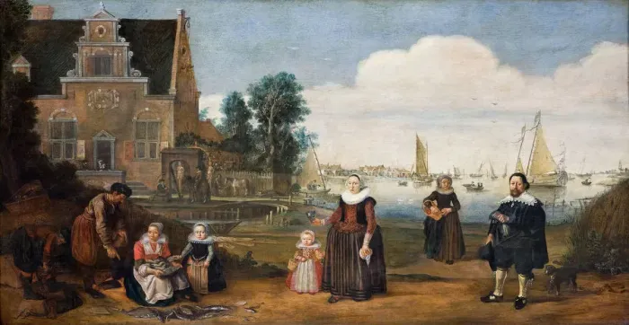 Framed Print : Portrait of a Family, First third of 17th cen Artist: Arentsz, Arent (1585-1631) Framed Print : Portrait of a Family, First third of 17th cen Artist: Arentsz, Arent (1585-1631)