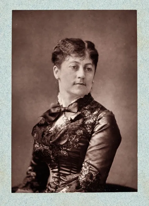 Framed Print : Portrait of Fanny Fleury (1846-1923), 1882. Creator: Godet, Anatole Louis (1839-1887) Framed Print : Portrait of Fanny Fleury (1846-1923), 1882. Creator: Godet, Anatole Louis (1839-1887)