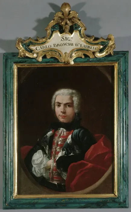 Framed Print : Portrait of Farinelli (Carlo Broschi, known as) 1705-1782, soprano, c1740. Creator: Jacopo Amigoni
