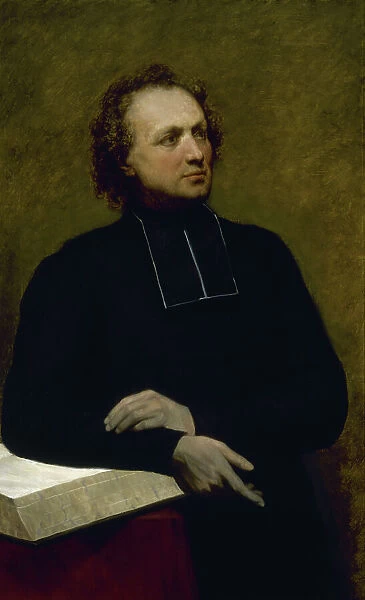 Portrait of Father Gaspard Deguerry, c1845. Creator: Ary Scheffer