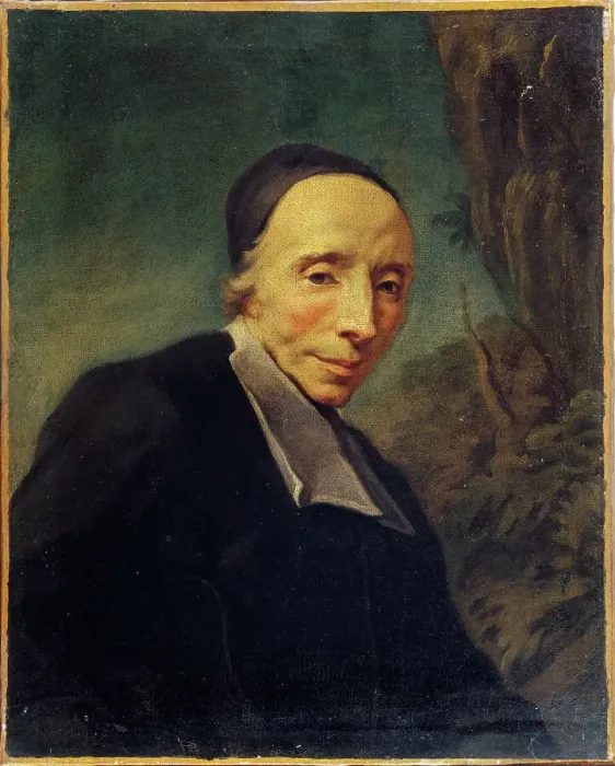 Framed Print : Portrait of Father Tournus (1672-1733). Creator: Jean Restout Framed Print : Portrait of Father Tournus (1672-1733). Creator: Jean Restout