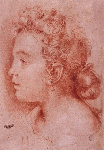 Portrait of Faustina Maratti. Artist: Maratta, Carlo (1625-1713)