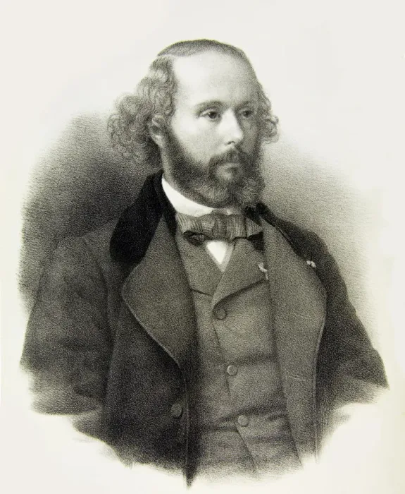 Framed Print : Portrait of Felicien David (1810-1876), ca 1860 Framed Print : Portrait of Felicien David (1810-1876), ca 1860