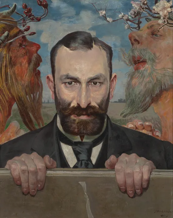 Framed Print : Portrait of Feliks Jasienski, 1903. Creator: Jacek Malczewski Framed Print : Portrait of Feliks Jasienski, 1903. Creator: Jacek Malczewski
