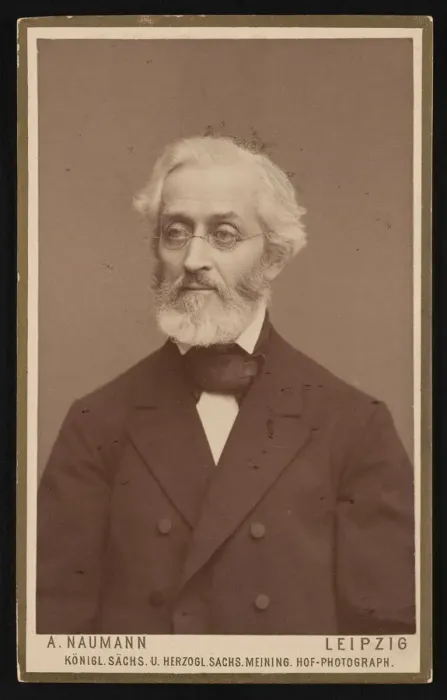 Framed Print : Portrait of Felix Flugel (1820-1904), 1888. Creator: Alfred Naumann Framed Print : Portrait of Felix Flugel (1820-1904), 1888. Creator: Alfred Naumann