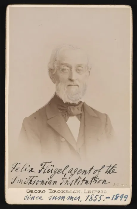 Framed Print : Portrait of Felix Flugel (1820-1904), 1894. Creator: Georg Conrad Adolph Brokesch Framed Print : Portrait of Felix Flugel (1820-1904), 1894. Creator: Georg Conrad Adolph Brokesch
