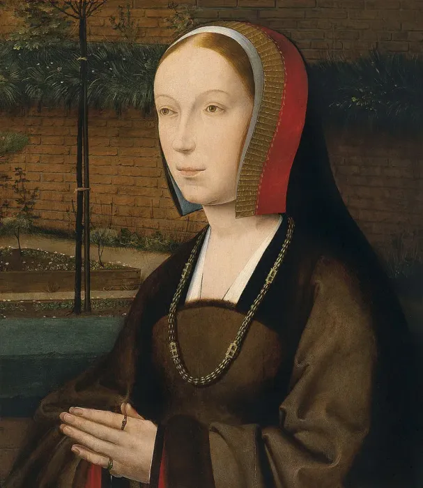 Framed Print : Portrait of a Female Donor. Artist: Provost (Provoost), Jan (1465-1529) Framed Print : Portrait of a Female Donor. Artist: Provost (Provoost), Jan (1465-1529)