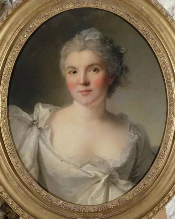 Framed Print : Portrait de femme, between 1685 and 1766. Creator: Jean-Marc Nattier Framed Print : Portrait de femme, between 1685 and 1766. Creator: Jean-Marc Nattier