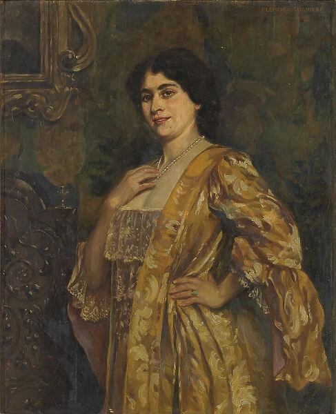 Portrait de femme, c.1911. Creator: Paul Marie Lapierre-Renouard