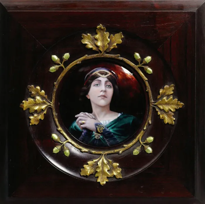 Framed Print : Portrait de femme. Creator: Ferdinand Bienvenu Framed Print : Portrait de femme. Creator: Ferdinand Bienvenu