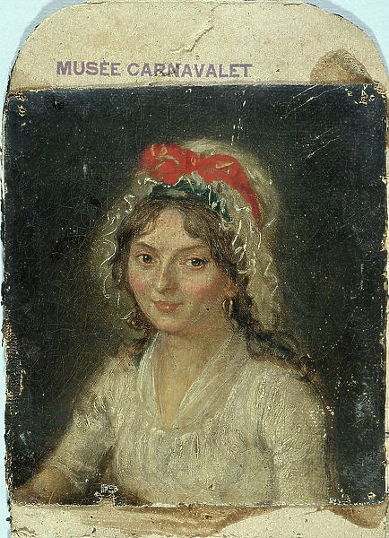 Portrait de femme d'époque révolutionnaire, c1790. Creator: Ecole Francaise