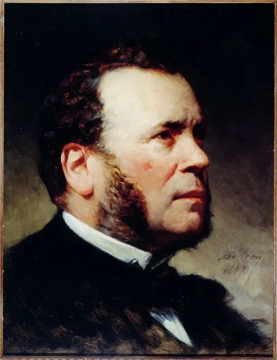 Framed Print : Portrait of Ferdinand Barrot (1806-1883), politician, 1867. Creator: Adolphe Yvon Framed Print : Portrait of Ferdinand Barrot (1806-1883), politician, 1867. Creator: Adolphe Yvon