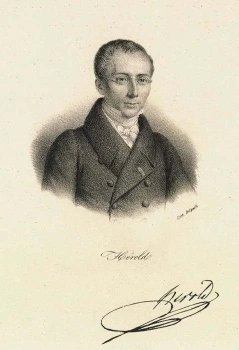 Framed Print : Portrait of Ferdinand Herold (1791-1833), ca 1820 Framed Print : Portrait of Ferdinand Herold (1791-1833), ca 1820