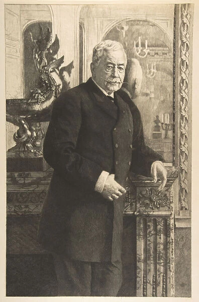 Portrait of Ferdinand Lesseps, 1850-1914. Creator: Unknown