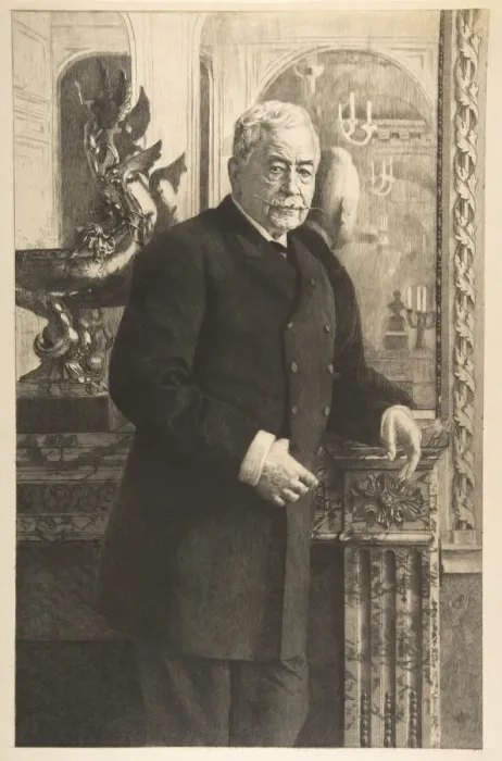 Framed Print : Portrait of Ferdinand Lesseps, 1850-1914. Creator: Unknown Framed Print : Portrait of Ferdinand Lesseps, 1850-1914. Creator: Unknown