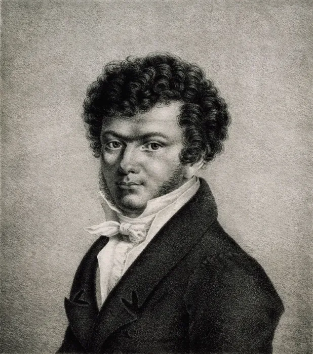 Framed Print : Portrait of Ferdinand Ries (1784-1838), ca 1820 Framed Print : Portrait of Ferdinand Ries (1784-1838), ca 1820