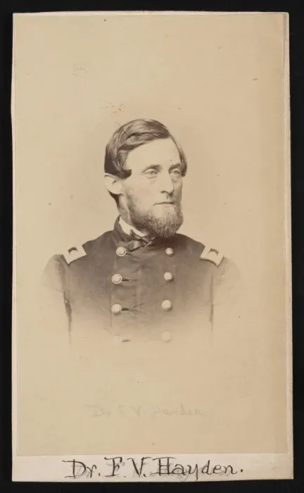 Framed Print : Portrait of Ferdinand Vandeveer Hayden (1829-1887), Circa 1860s. Creator: Henry Ulke Framed Print : Portrait of Ferdinand Vandeveer Hayden (1829-1887), Circa 1860s. Creator: Henry Ulke