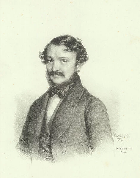 Portrait of Ferenc Erkel (1810-1893), 1845