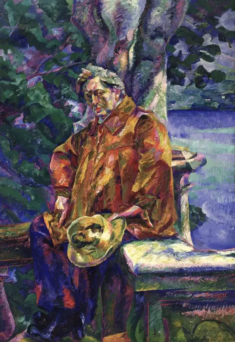 Framed Print : Portrait of Ferruccio Busoni, 1916. Creator: Boccioni; Umberto (1882-1916) Framed Print : Portrait of Ferruccio Busoni, 1916. Creator: Boccioni; Umberto (1882-1916)