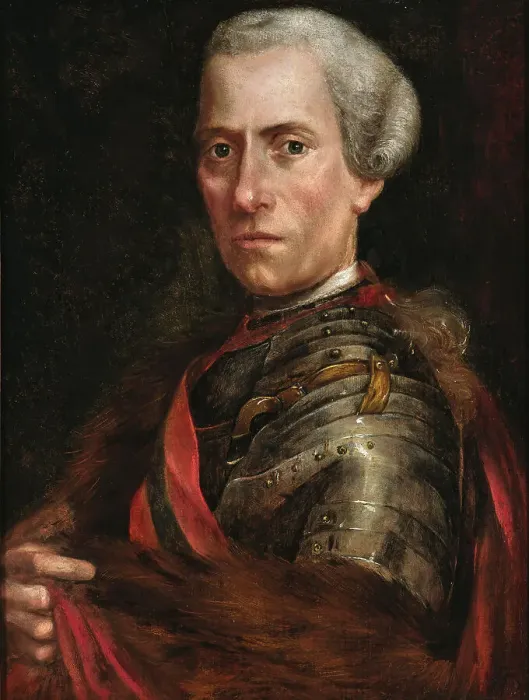 Framed Print : Portrait of Field Marshal Baron Ernst Gideon von Laudon (1717-1790), c1780. Creator: Anonymous () Framed Print : Portrait of Field Marshal Baron Ernst Gideon von Laudon (1717-1790), c1780. Creator: Anonymous ()