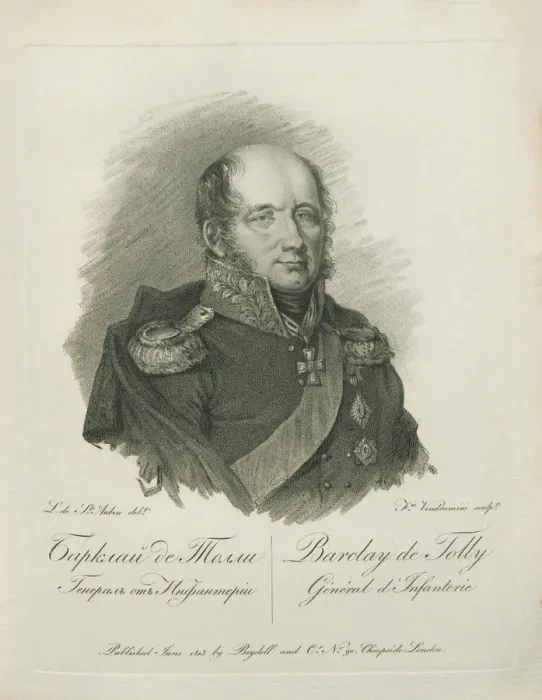 Framed Print : Portrait of Field marshal Count Mikhail Barklay-de-Tolli (1761-1818), 1813 Framed Print : Portrait of Field marshal Count Mikhail Barklay-de-Tolli (1761-1818), 1813