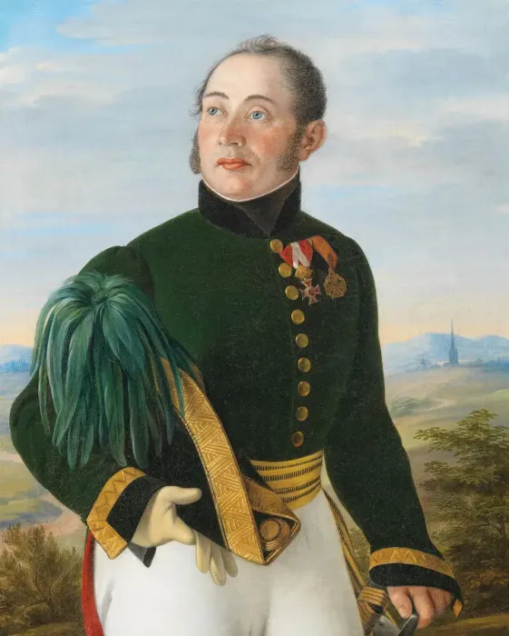 Framed Print : Portrait of Field Marshal Lieutenant Friedrich von Spannoghe (1782-1850), 1830 Framed Print : Portrait of Field Marshal Lieutenant Friedrich von Spannoghe (1782-1850), 1830