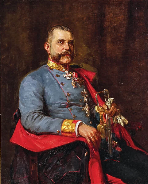 Portrait of Field Marshal Lieutenant Ludwig Reitz-Brachelli (1854-1937), 1911. Creator: Sternfeld, Jacques (1874-1934)