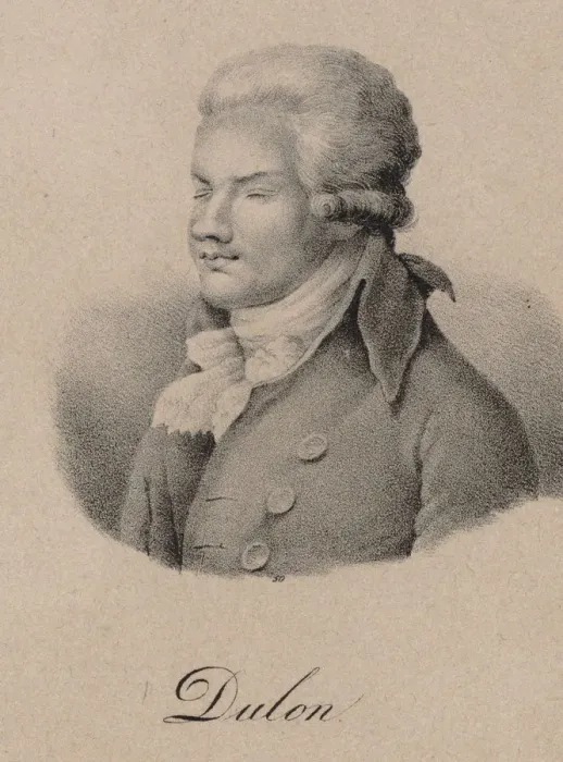 Framed Print : Portrait of the flautist and composer Friedrich Ludwig Dulon (1769-1826), 1830