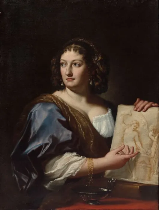 Framed Print : Portrait of Francesca Gommi Maratti, c. 1701. Creator: Carlo Maratti (Italian, 1625-1713) Framed Print : Portrait of Francesca Gommi Maratti, c. 1701. Creator: Carlo Maratti (Italian, 1625-1713)