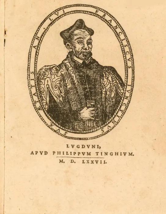 Framed Print : Portrait of Francesco Giuntini (1523-1590), 1577. Creator: Anonymous Framed Print : Portrait of Francesco Giuntini (1523-1590), 1577. Creator: Anonymous