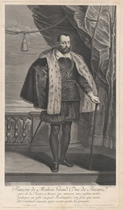 Framed Print : Portrait of Francesco I de Medici, Grand Duke of Tuscany, ca. 1707 Framed Print : Portrait of Francesco I de Medici, Grand Duke of Tuscany, ca. 1707