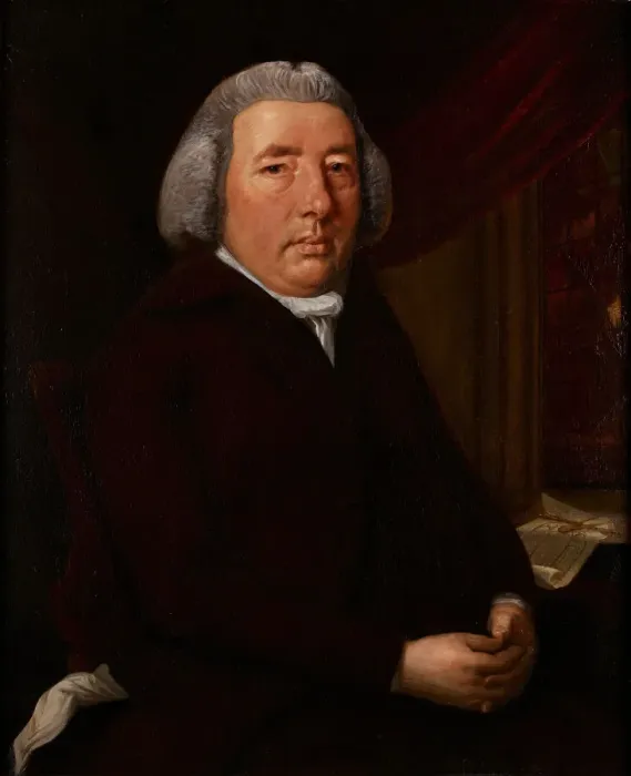 Framed Print : Portrait of Francis Eginton (1737-1805), 1796. Creator: James Millar Framed Print : Portrait of Francis Eginton (1737-1805), 1796. Creator: James Millar