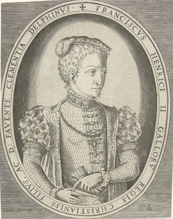 Framed Print : Portrait of Francis II of France (1544-1560). Artist: Heyden, Pieter, van der (1538-1572) Framed Print : Portrait of Francis II of France (1544-1560). Artist: Heyden, Pieter, van der (1538-1572)