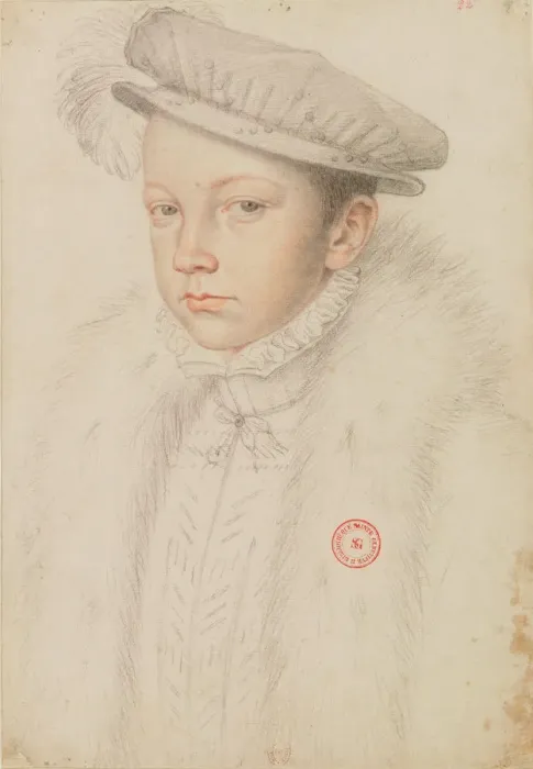 Framed Print : Portrait of Francis II of France (1544-1560), 1560 Framed Print : Portrait of Francis II of France (1544-1560), 1560
