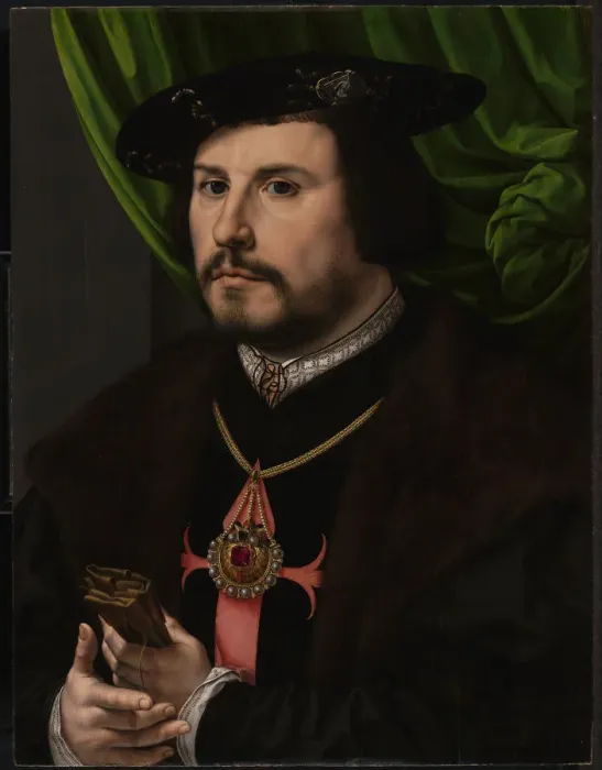 Framed Print : Portrait of Francisco de los Cobos y Molina, ca 1530. Artist: Gossaert, Jan (ca. 1478-1532) Framed Print : Portrait of Francisco de los Cobos y Molina, ca 1530. Artist: Gossaert, Jan (ca. 1478-1532)