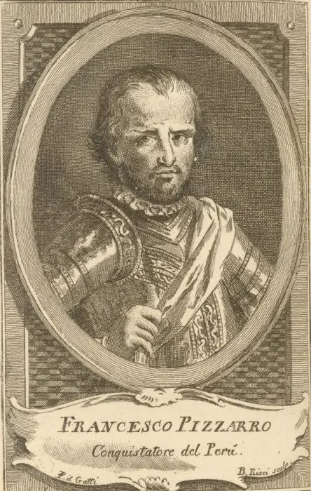 Framed Print : Portrait of Francisco Pizarro, 1778. Creator: Anonymous Framed Print : Portrait of Francisco Pizarro, 1778. Creator: Anonymous