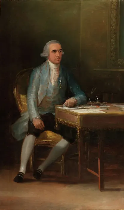 Framed Print : Portrait of Francisco de Saavedra, 1798. Creator: Goya, Francisco, de (1746-1828) Framed Print : Portrait of Francisco de Saavedra, 1798. Creator: Goya, Francisco, de (1746-1828)