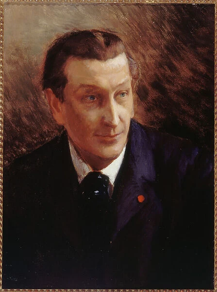 Portrait of Francois Coppee (1842-1908), playwright and poet, c1900. Creator: Georges Antoine Rochegrosse
