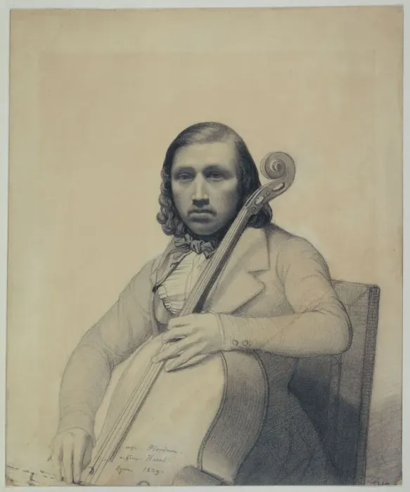 Framed Print : Portrait of Francois George-Hainl (1807-1873), 1839