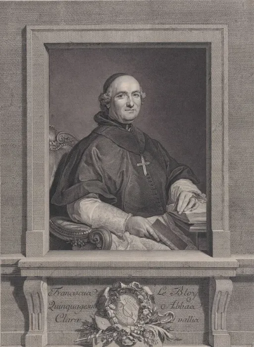 Framed Print : Portrait of Francois Le Bloy, 1760-92. 1760-92. Creator: Nicolas de Launay Framed Print : Portrait of Francois Le Bloy, 1760-92. 1760-92. Creator: Nicolas de Launay